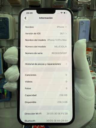 iPhone 13 Pro Max 256GB Reacondicionado factura ha