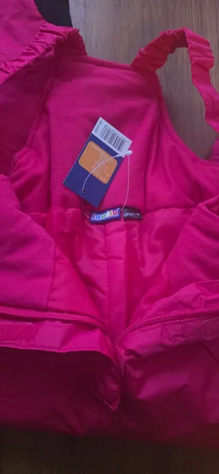 Mono de esquí para niña rosa