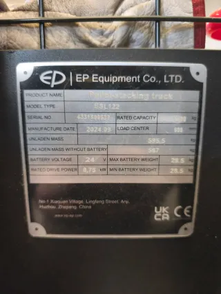 Apiladora EP Equipment