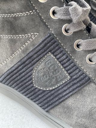 Zapatillas altas de ante grises