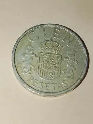 Moneda 100 pesetas 1984 Juan Carlos Rey