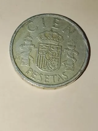 Moneda 100 pesetas 1984 Juan Carlos Rey