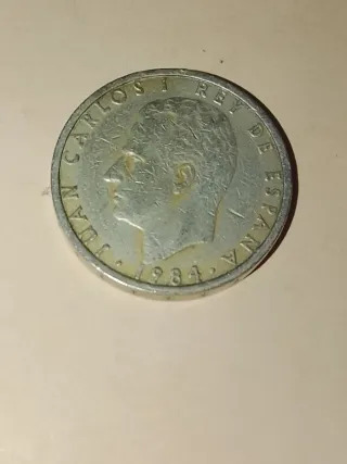 Moneda 100 pesetas 1984 Juan Carlos Rey