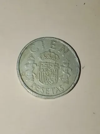 Moneda 100 pesetas 1984 Juan Carlos Rey