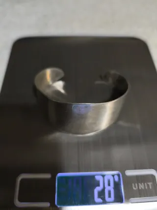 Brazalete antiguo de plata