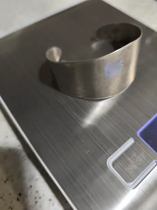 Brazalete antiguo de plata