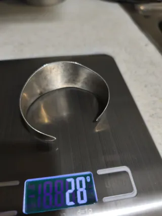 Brazalete antiguo de plata