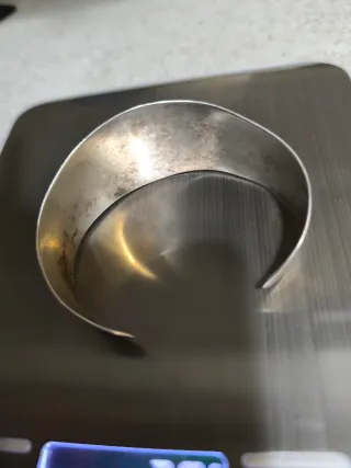 Brazalete antiguo de plata