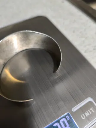 Brazalete antiguo de plata