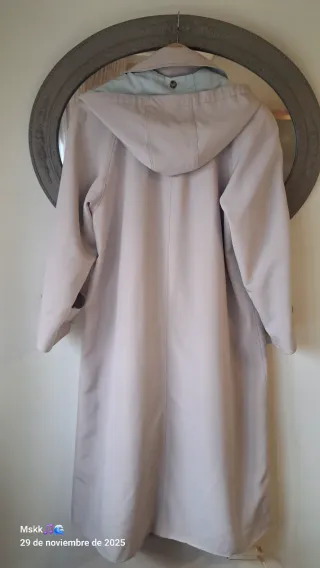 Gabardina larga New York Harbor beige