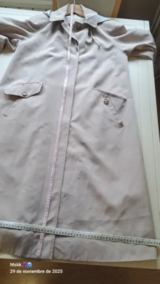 Gabardina larga New York Harbor beige