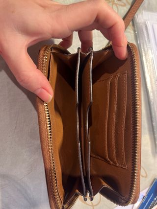 Monedero Michael Kors Marrón Dorado