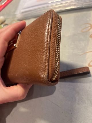 Monedero Michael Kors Marrón Dorado