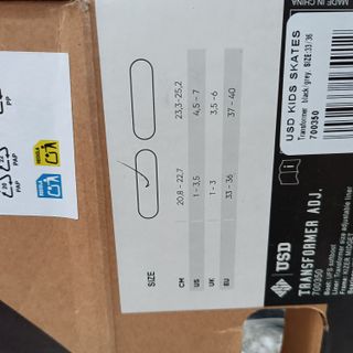 Patines agresivo niño USD Transformer Talla 33-36