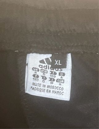 Pantalón Chándal Adidas Real Madrid Negro Naranja