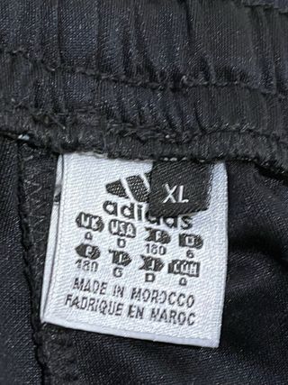 Pantalón Chándal Adidas Real Madrid Negro Naranja