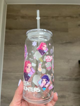 Vaso Cristal Kpop Demon Hunter