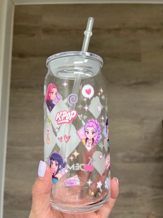 Vaso Cristal Kpop Demon Hunter