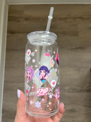 Vaso Cristal Kpop Demon Hunter