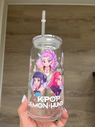 Vaso Cristal Kpop Demon Hunter