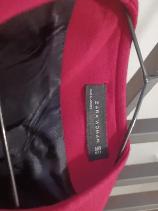 Cappotto Zara Donna Rosa Taglia M