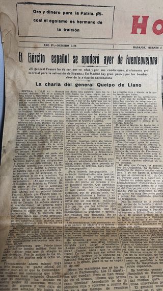 Periódicos Guerra Civil Española - Badajoz