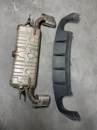 Escape y difusor Seat Leon Cupra MK3 2019