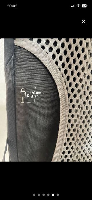 Mochila Quechua 20L Negra sin estrenar