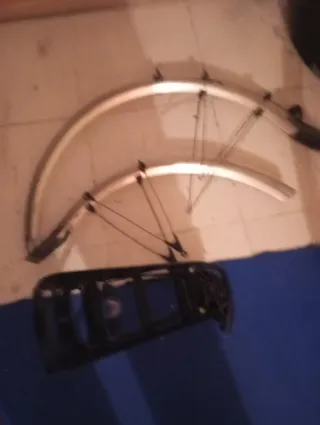 Portabultos y guardabarros bicicleta