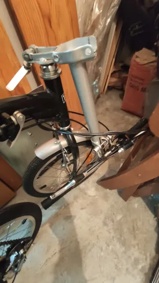 Bicicleta Plegable Negra