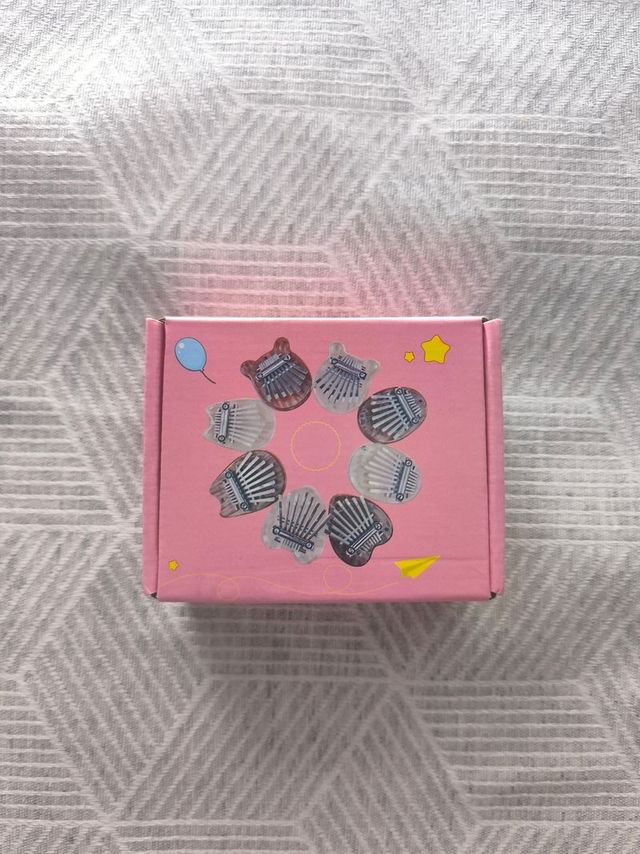 Mini kalimba colgante 8 teclas (madera) - Nueva