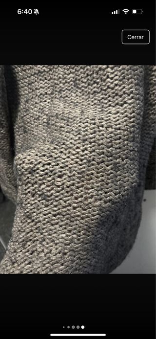 Jersey grueso trenzado talla L