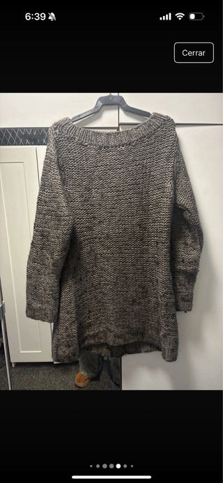 Jersey grueso trenzado talla L