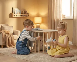 Arco balancín infantil 8 en 1 montessori seguro