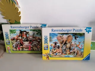 2 Puzzles Ravensburger 300 Piezas XXL
