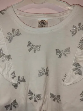 Gonna bambina nera glitterata