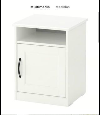 Comodino Songesand bianco di Ikea