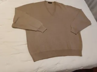 Jersey Lana Virgen Talla L Beige