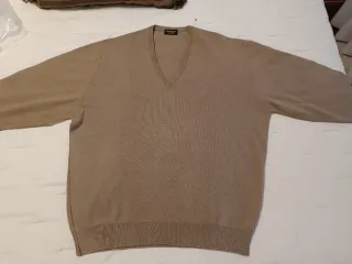 Jersey Lana Virgen Talla L Beige