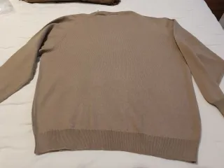 Jersey Lana Virgen Talla L Beige