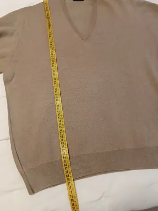 Jersey Lana Virgen Talla L Beige