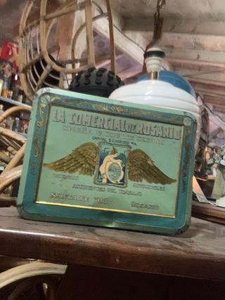 Antigua caja La Comercial de Rosario