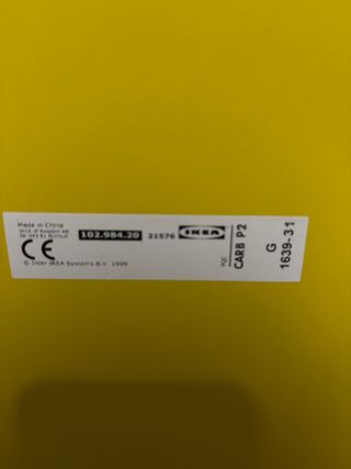 Carrito de madera Ikea con ruedas