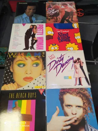 Lote Vinilos Varios Artistas Pop Rock Latino