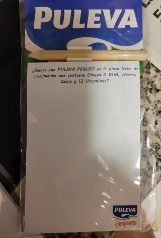 Imán nevera con block notas