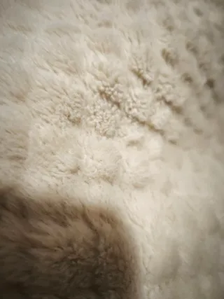 Saco silla invierno peluche beige