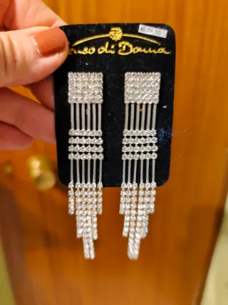 Pendientes largos bisutería Donna nuevos