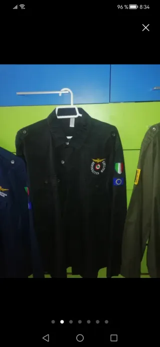 Camisa Aviador Negra
