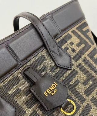 Bolso Fendi Origami Beige/Marrón