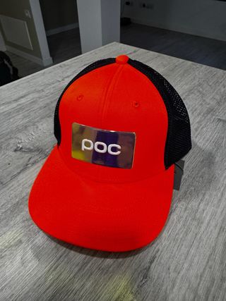 Gorra POC Naranja y Azul marino
